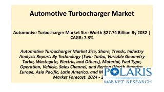 Automotive Turbocharger Market