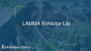 LAMMA Exhibitor List