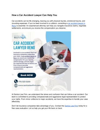 How a Car Accident Lawyer Can Help You