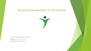 Dental Virtual Assistants for US Practices