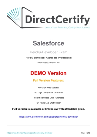 "Heroku Developer Q&A in a Simple and Easy-to-Use PDF Format"