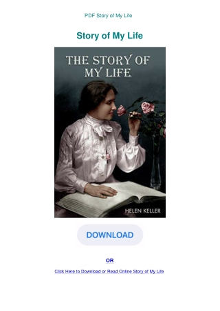 PDF Story of My Life