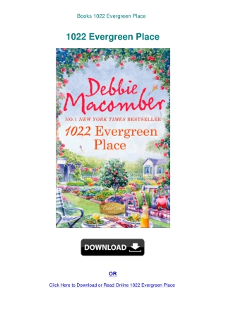Books 1022 Evergreen Place