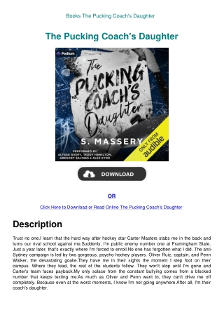 Books The Pucking Coach's Daughter