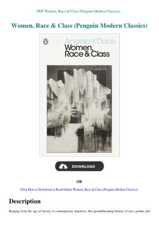 PDF Women  Race & Class (Penguin Modern Classics)