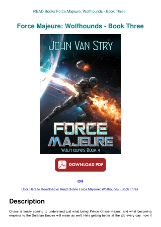 READ Books Force Majeure Wolfhounds - Book Three 