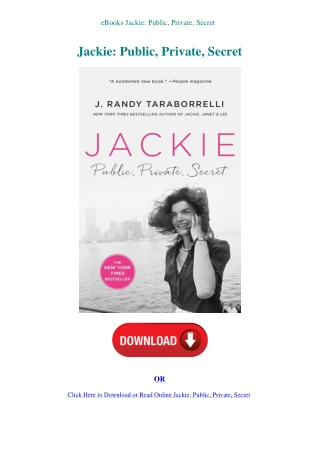 eBooks Jackie Public  Private  Secret