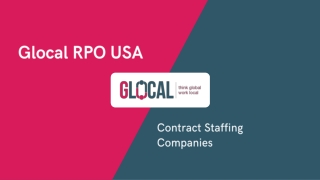 Contract Staffing Companies USA - Glocal RPO