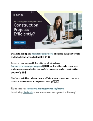 Are you Struggling to Manage and Execute Construction Projects Efficiently slideserve