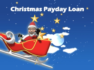 Christmas Payday Loan