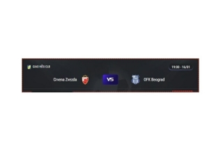 Trực tiếp Crvena Zvezda vs OFK Beograd 19:00, ngày 16/01/2025