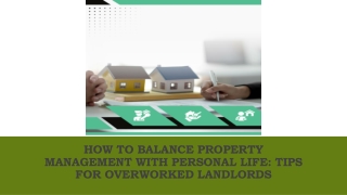 How to Balance Property Management with Personal Life