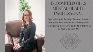 Bloomfield Hills Mental Health Professional