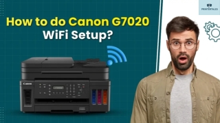 How to do Canon G7020 Printer WiFi Setup