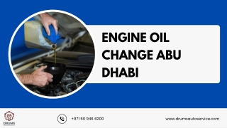 engine oil change abu dhabi pdf