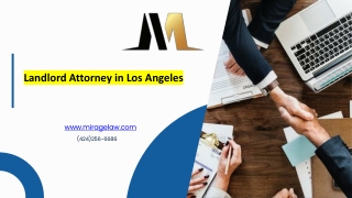 Landlord Attorney in Los Angeles - miragelaw.com