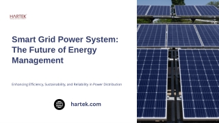 Smart Grid Power System The Future of Energy Management