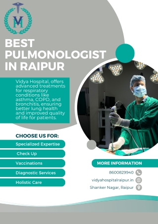 Best Pulmonologist In Raipur