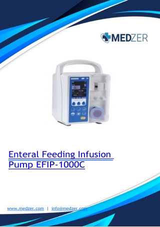 Enteral Feeding Infusion Pump EFIP-1000C