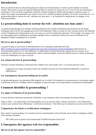 Le greenwashing dans le secteur du web : attention aux faux amis !