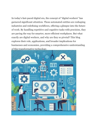 What Are Digital Workers, Breaking Down Their Role in Automation and Beyond