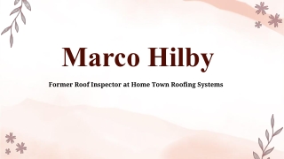 Marco Hilby - A Forward-Thinking Planner - Spokane, WA