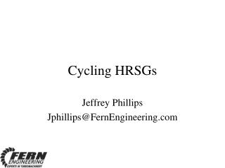 Cycling HRSGs
