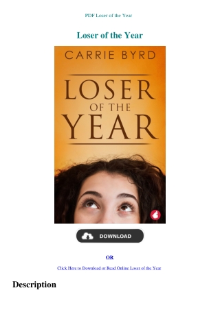 PDF Loser of the Year