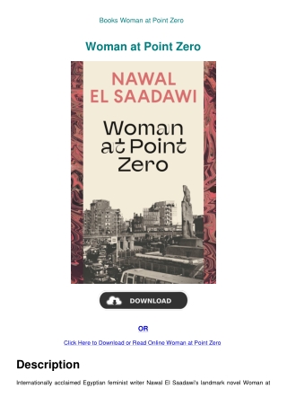 Books Woman at Point Zero