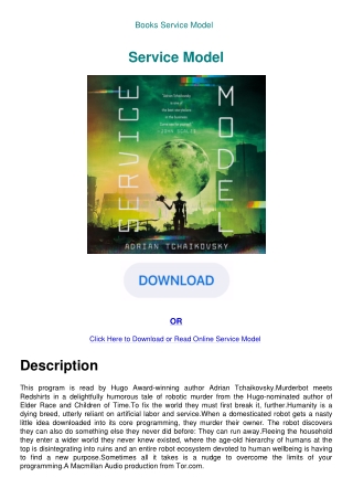 Books Service Model