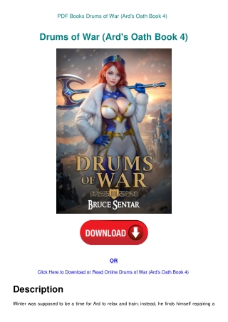 PDF Books Drums of War (Ard's Oath Book 4)