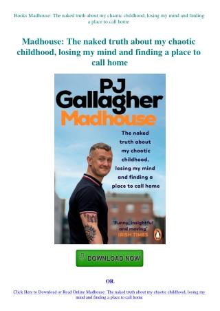 Books Madhouse The naked truth about my chaotic childhood  losing my mind and finding a place to cal