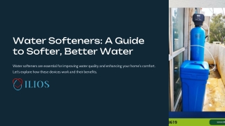 What is a water softener, and how does it work?