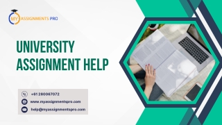 University Assignment Help | Myassignmentpro