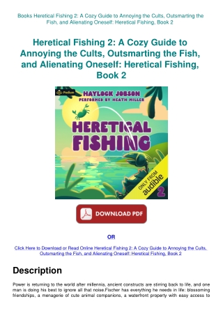 Books Heretical Fishing 2 A Cozy Guide to Annoying the Cults  Outsmarting the Fish  and Alienating O