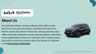 Kia Dealership in Mentor, OH | Serving Euclid and Chesterland | Ken Ganley Kia M