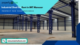 Industrial Shed for Rent in IMT Manesar - Perfect for Your Business