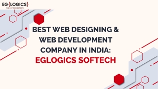 Top Web Development Company in India - EGlogics Softech