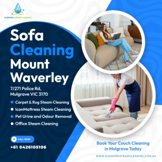 ⁠Sofa Cleaning Mount Waverley