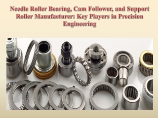 Needle Roller Bearing, Cam Follower, and Support Roller Manufacturer Key Players in Precision Engineering