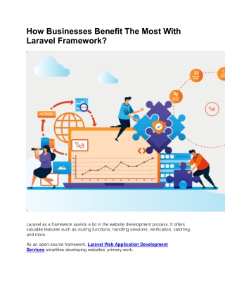 How Businesses Benefit The Most With Laravel Framework