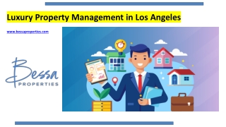 Luxury Property Management in Los Angeles - bessaproperties.com
