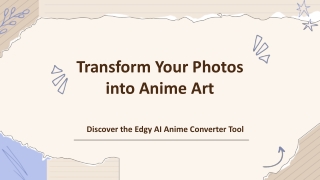 Photo to anime AI free