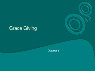 Grace Giving