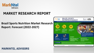 Brazil Sports Nutrition Market Research Report: Forecast (2022-2027)