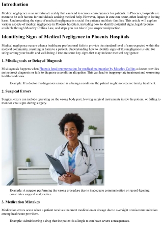 Identifying Signs of Medical Negligence in Phoenix Hospitals