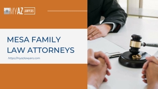 Mesa Family Law Attorneys | My AZ Lawyers