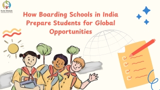 How Boarding Schools in India Prepare Students for Global Opportunities