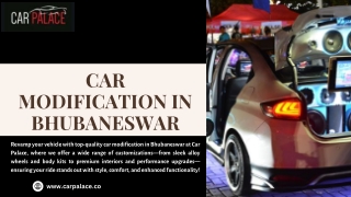 Car Modification in Bhubaneswar