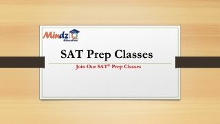 SAT Prep Classes at MindzQ Education